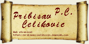Pribisav Čeliković vizit kartica